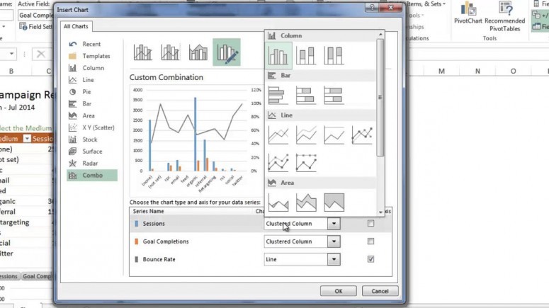 PivotCharts Tutorial [Video] - Excel