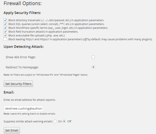 security filters
